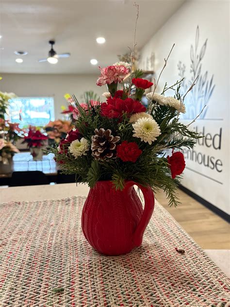 Red Sweater Christmas Pitcher – The Gilded Greenhouse