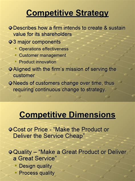 Image result for Operations Strategy Examples