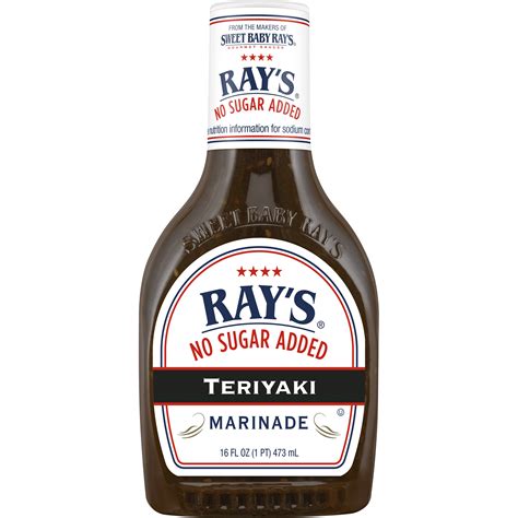 Sweet Baby Ray's Keto-Friendly No Sugar Added Teriyaki Marinade, 16 fl ...