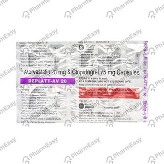 Deplatt Av 20mg Strip Of 10 Capsules: Uses, Side Effects, Price ...