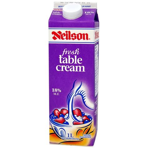 Neilson Dairy 18% UHT Table Cream (1 L) Delivery or Pickup Near Me ...