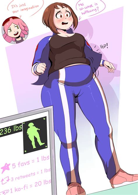 Female Weight Gain Animation