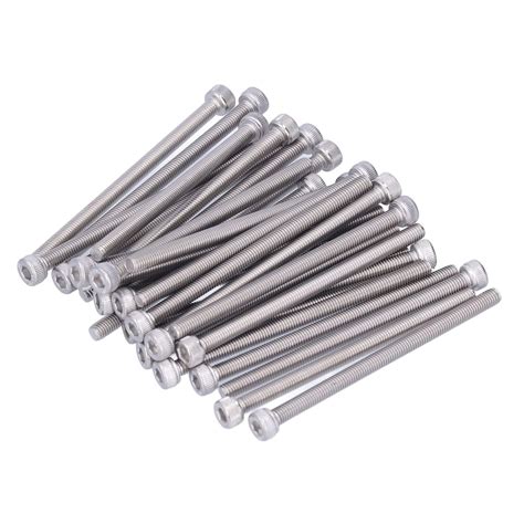 M5 Hex Head Screws, Socket Cap Screws 30Pcs Stainless Steel DIN 912 ...