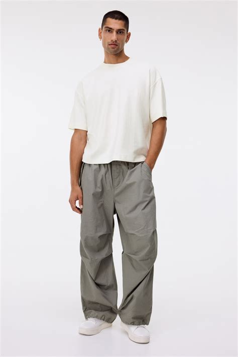 Oversized Fit Cotton T-shirt - White - Men | H&M IN