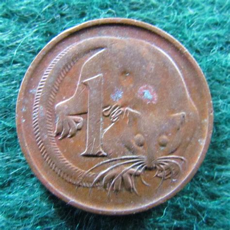 Australian 1975 1 Cent Queen Elizabeth Coin – Gumnut Antiques