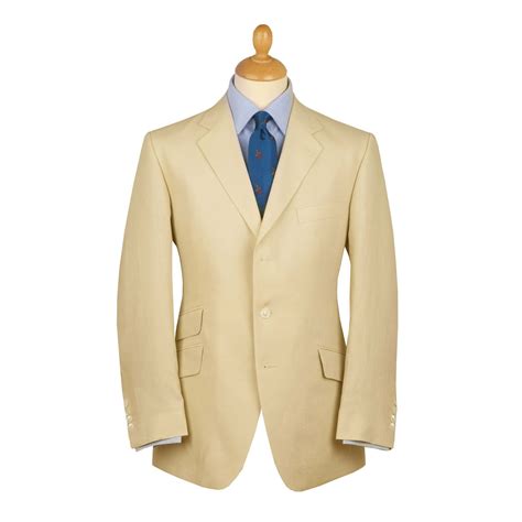 Sand Linen Jacket | Men's Country Clothing | Cordings