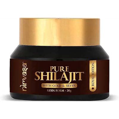 CROW Nirvasa Pure Shilajit Resin with Pure Gold & Silver India | Ubuy