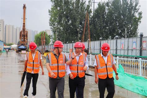 中国水利水电第四工程局有限公司 企业要闻 李传州到济南地铁9号线项目检查指导工作