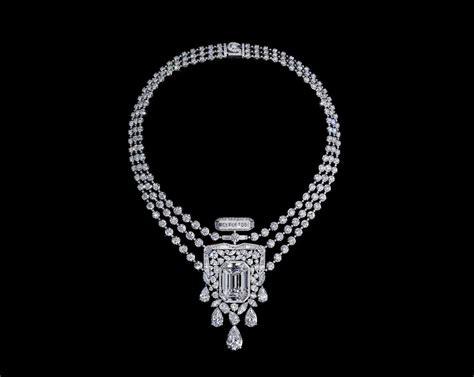 Chanel’s 55.55-carat diamond necklace pays tribute to the No 5 perfume