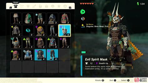 How to Get the Evil Spirit Armor Set in Tears of the Kingdom - Armor ...