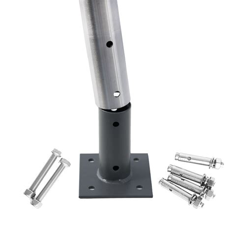 Ständer Edelstahl Maxi 180 x 4,8 mit Fuss | 001864