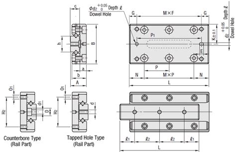 Precision Cross Roller Slide Tables - Height Tolerance +/- 0.02/With ...