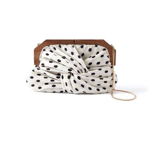 Buy White Pleat Wooden Frame Party Sling Bag - Accessorize India