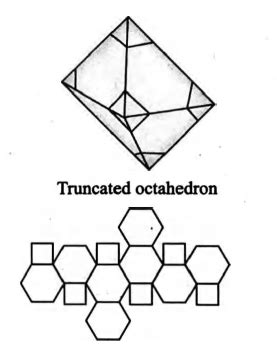 The number of square faces that are present in a truncated octahedron ...