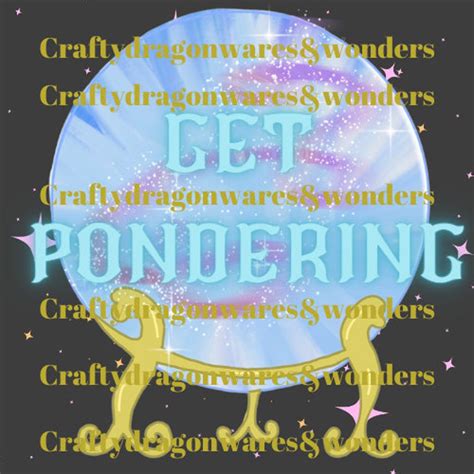 Ponder the ORB Meme Digital File for Product Printing - Etsy