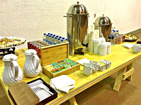 Estación de Coffee break. Coffee break station. | Mesas de coffee break ...