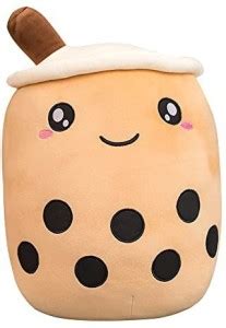 aixini 9.4 inch Stuffed Boba Plushie Bubble Tea Plush Pillow Cartoon ...