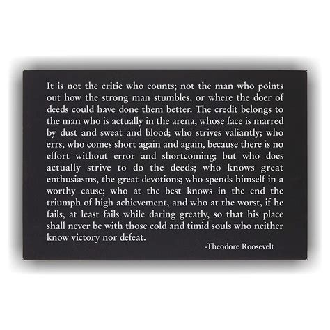 Lazer Designs Theodore Roosevelt Man in The Arena Wall Art Plaque ...