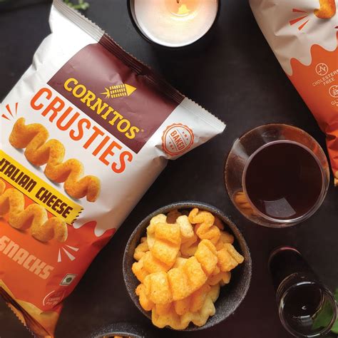 Cornitos Crusties - Italian Cheese Potato Puffs (Pack of 3)