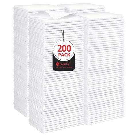Orighty 200 Pack Cleaning Cloths, Reusable Shop Towels, Microfiber Shop ...