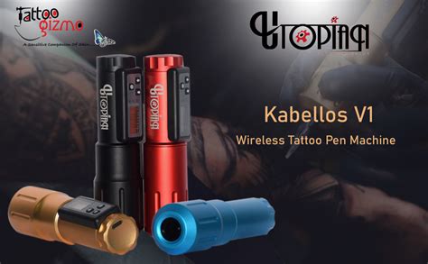 Utopian Kabellos V-I Wireless Tattoo Pen Machine (Golden) : Amazon.in ...