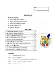Image result for Simpsons Test Paper