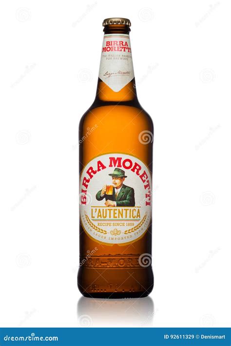 6 Pack Of Birra Moretti Beer On Wooden Barrel With Dark Background ...