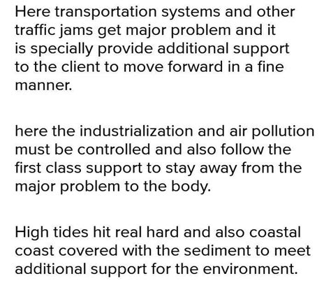 Compare the following and give examples- Transportation system and ...