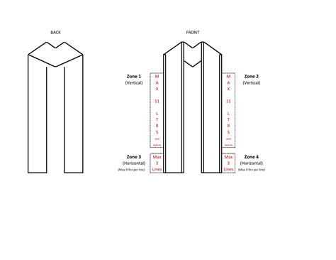 Image result for DIY Graduation Stole Pattern