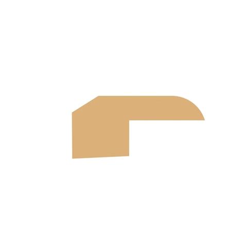 Threshold Big Brown 0.95-in T x 2-in W x 72-in L Solid Wood Threshold ...