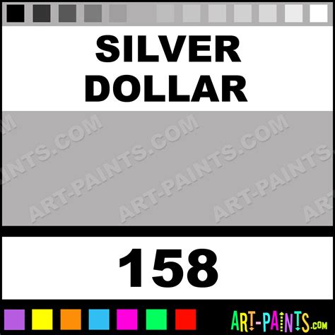 Silver Dollar Premium Spray Paints - 158 - Silver Dollar Paint, Silver ...