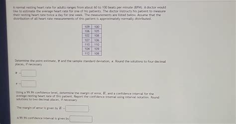 Image result for Heart rate Normal Range