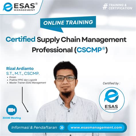 Certified Supply Chain Management Professional (CSCMP®) | Esas Management