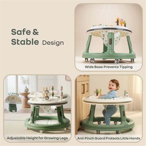 R for Rabbit Little Feet Hopper 2 - in - 1 Baby Walker & Activity Table ...