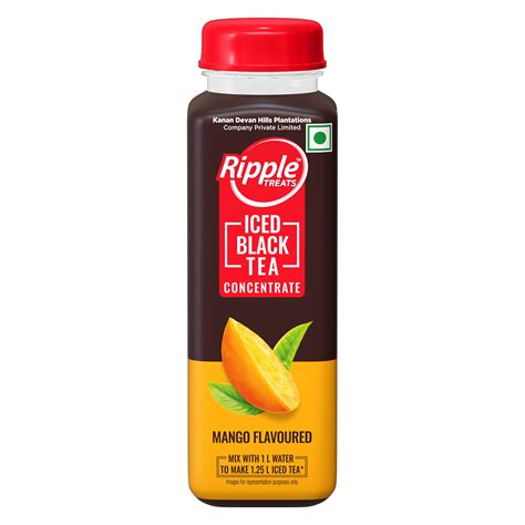 Ripple Treats - Iced Black Tea Concentrate Mango Flavoured - 250 ml