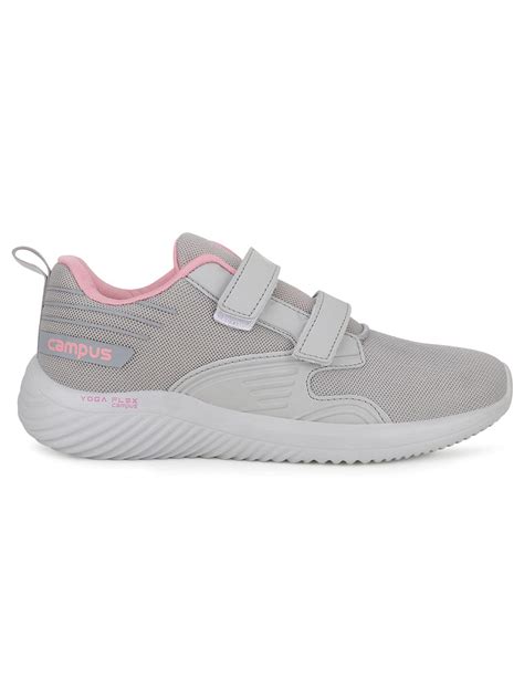 Buy Running Shoes For Women: Noor-Plus-V-Gry-Pink | Campus Shoes