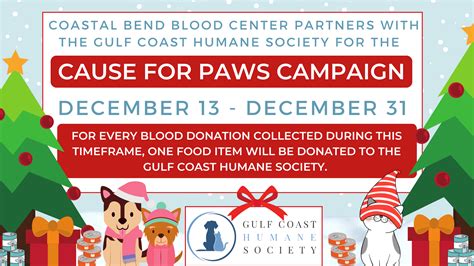 December 15th - 21st Blood Drives - Coastal Bend Blood Center