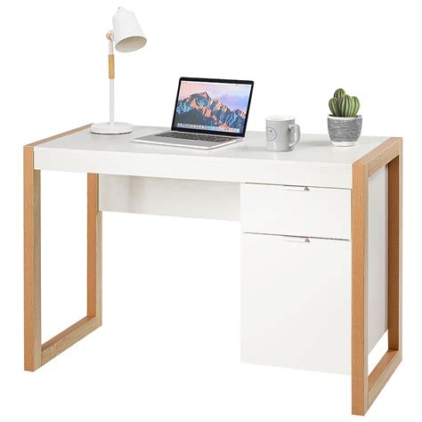 Costway Computer Desk Workstation Table With Drawers Home Office | Michaels