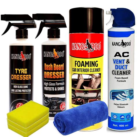 Kangaroo® Premium Car Care Kit Include Foaming Car Interior Cleaner ...