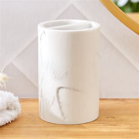 Buy Aubree Marbel Polyresin Tooth Brush Holder from Home Centre at just ...