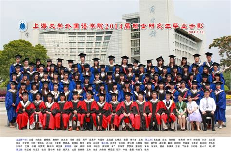 2013届研究生毕业集体照-上海大学外国语学院