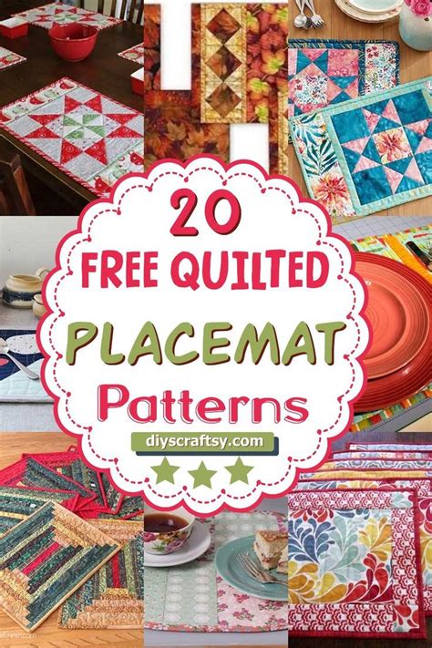 Image result for Free Placemat and Table Runner Patterns