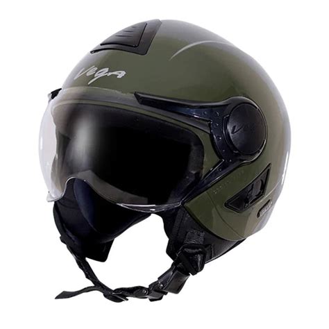 Vega Verve Army Green Helmet | Shop Helmets at BIKERSTORE.IN – Biker.Store