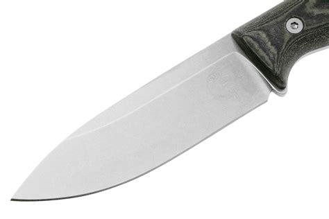 White River Knives Ursus 45 MagnaCut Black & OD Green Linen Micarta bushcraft knife ...