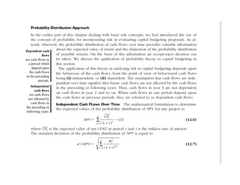 Probability Distribution Approach - Financial Management - Studocu