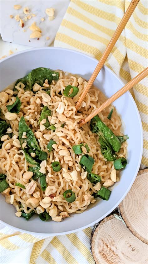 Peanut Butter Ramen Noodles Recipe