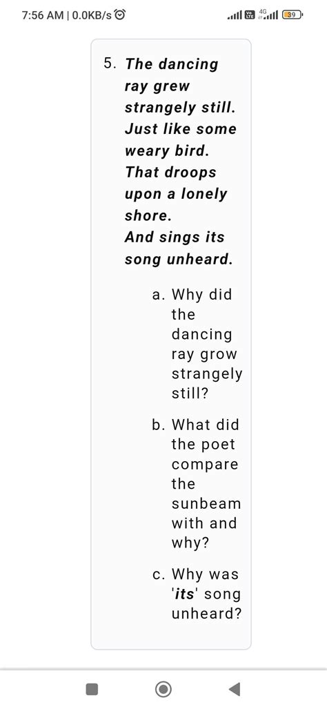 Chapter name a sunbeam ,book name amber english literature,chapter 7 ...