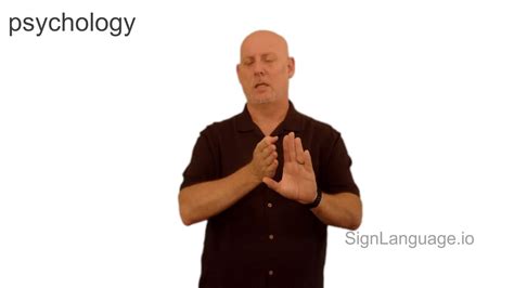 psychology in ASL - Example # 1 - American Sign Language
