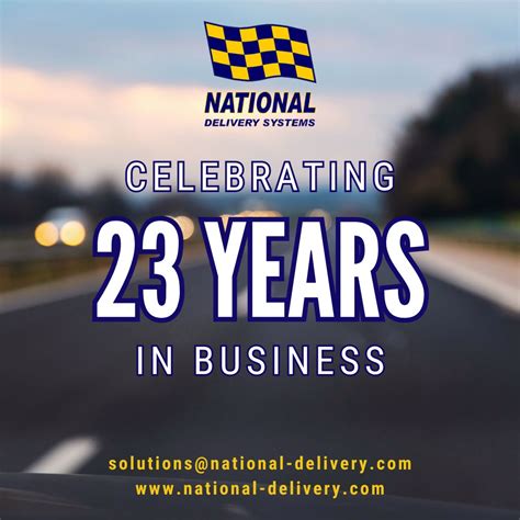 National Delivery Systems, Inc on LinkedIn: #happyanniversary #nds ...