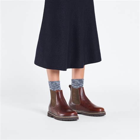 Highwood Slip On Women Natural Leather Chocolate | BIRKENSTOCK